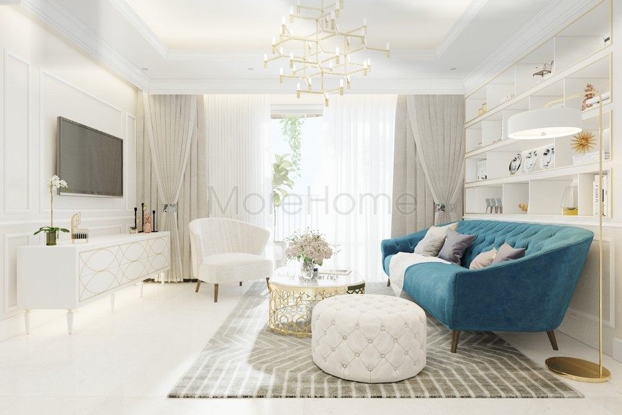 Thiết kế sofa cổ điển - Vinhomes Central Park